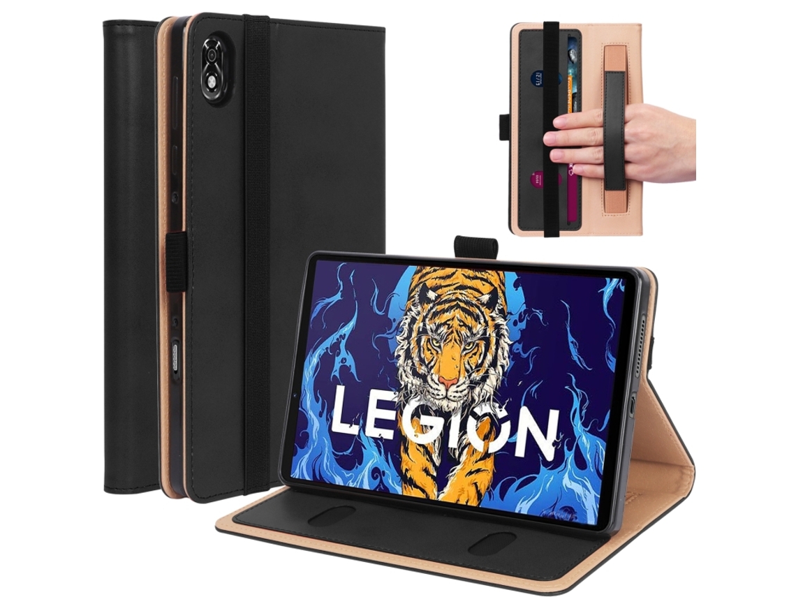 Capa‑flip Horizontal De Couro Pu Retro Comercial Halinuia Para Lenovo Legion Y700 8,8 Polegadas 2022