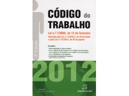 Livro Codigo Do Trabalho 2012 (Português)