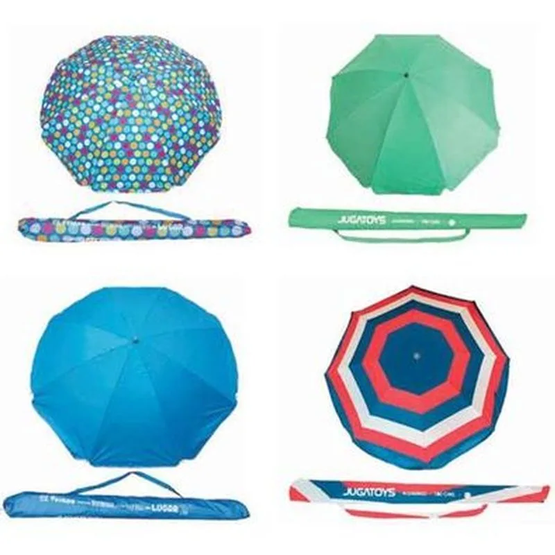 Sombrilla Aluminio 8 Varillas Fibra Tela Oxford Uv 50 Modelos Surtidos Modelo Surtido Jugatoysp25 (1 Unidad Por Artículo Comprado)