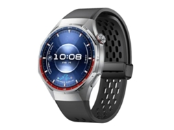 Bracelete para Huawei Watch 5 Silicone e Couro Híbrido Fivela Magnética Café Escuro XIAOMOYU (46mm)