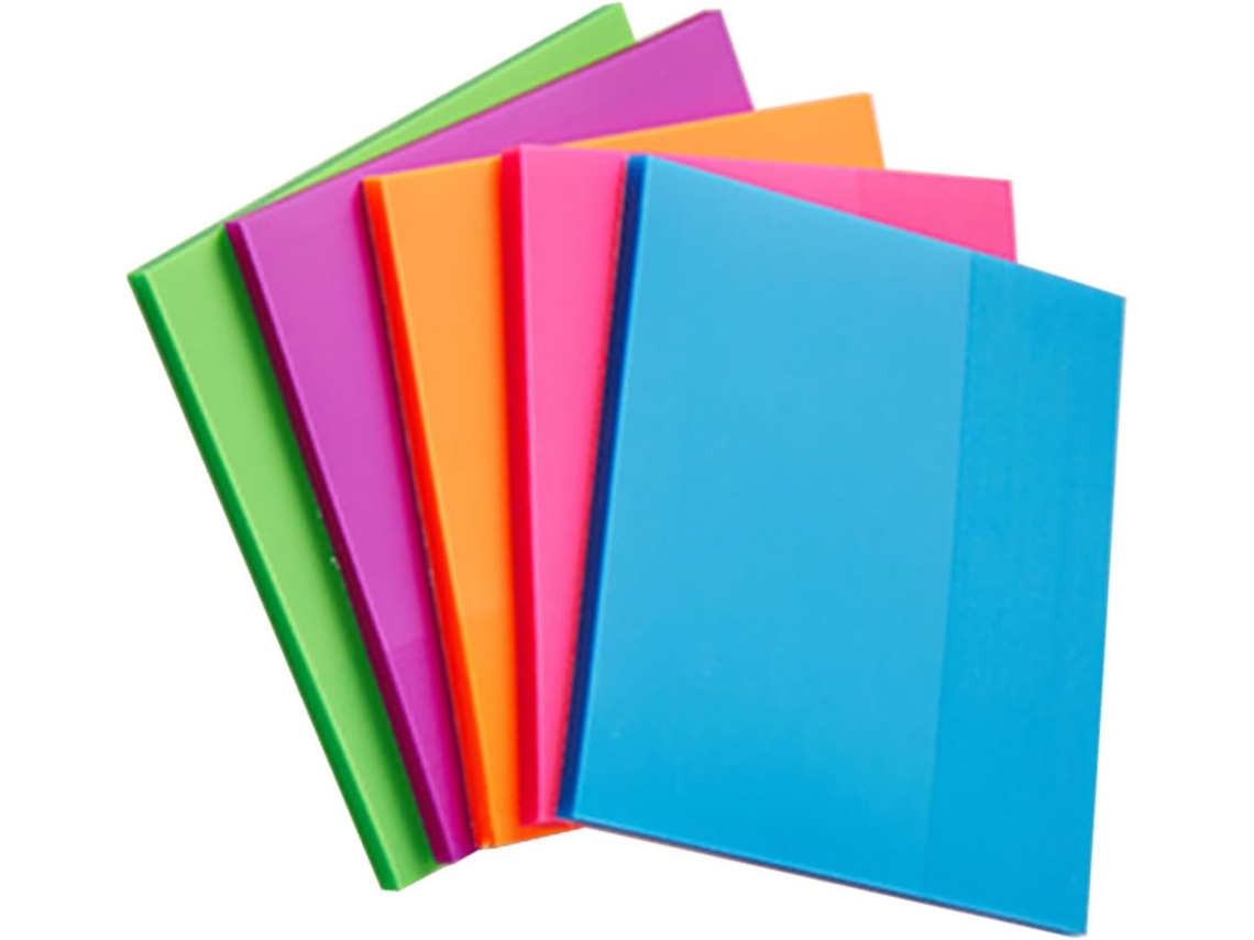 Peças Blocs-notes Adhésifs Lot Para Mensagens E Mémos Couleurs Assorties