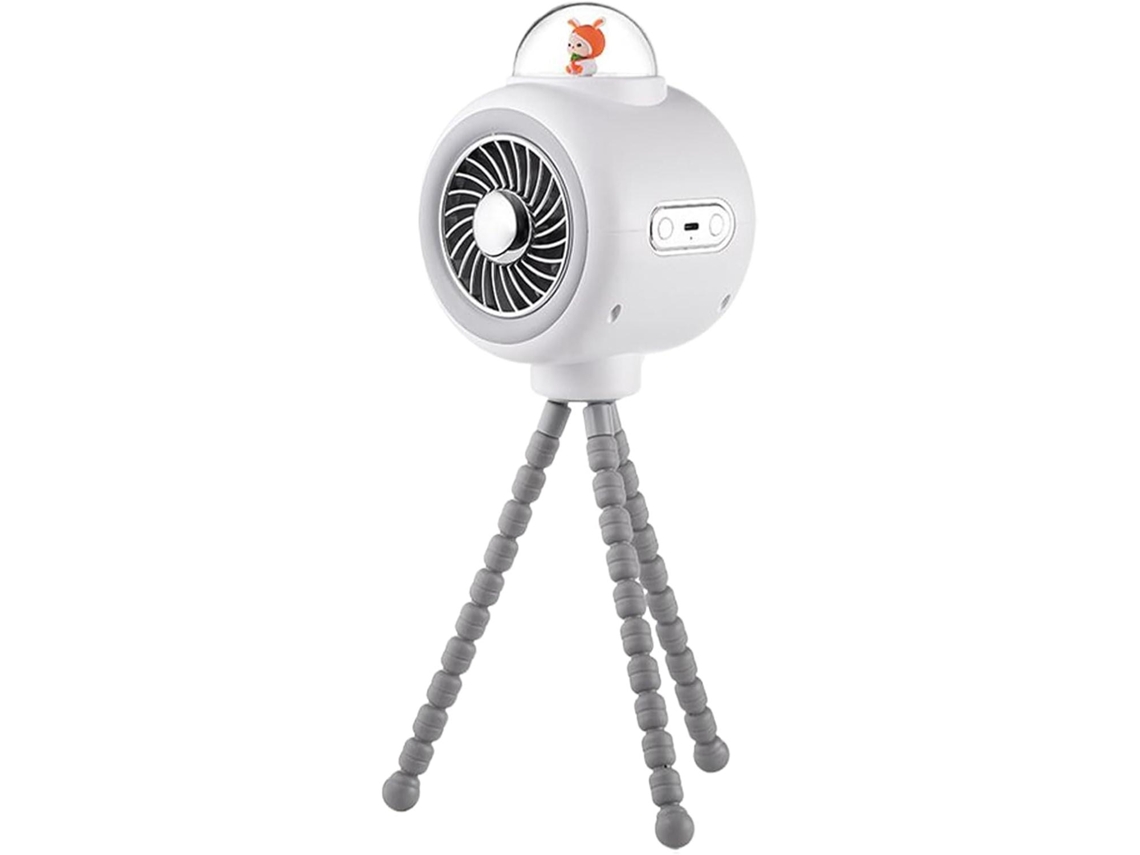 Ventilador para Carrinho MDUG, com névoa, tripé, 3 velocidades, suporte ajustável