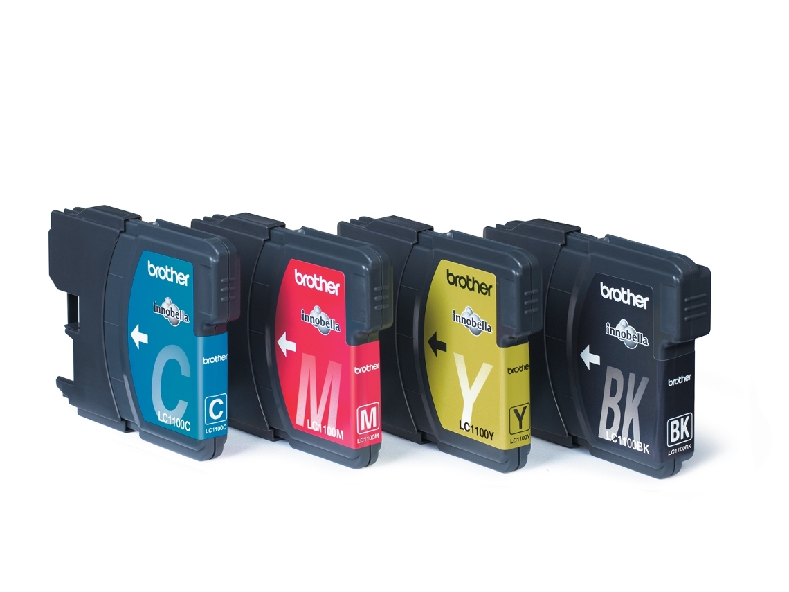 Pack 4 Tinteiros BROTHER LC1100 Cores (LC1100VALBP)