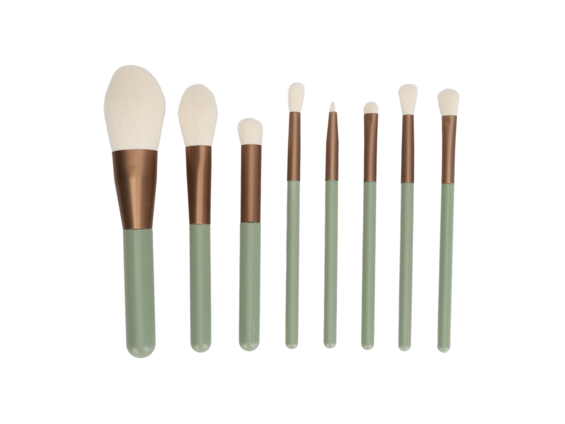 Juego de 8 brochas de maquillaje profesionales Vante, suaves y agradables para la piel, para polvos y sombras de ojos.