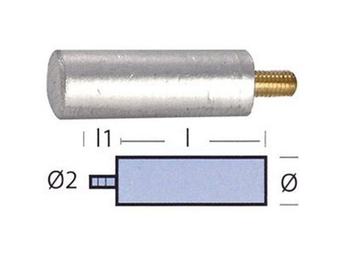 Ânodo Bukh Ten02050 Prateadotecnoseal