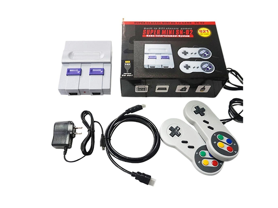 Console De Jogos Retrô Com 821 Jogos Integrados, Player Portátil Com 2 Controles Ly Ebike