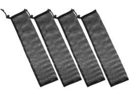 Kit de 4 Sacos para Alimentador de Pássaros Suspensos, em Nylon, com Fecho de Cordão e Design em Tela, Ideais para CHABERLU