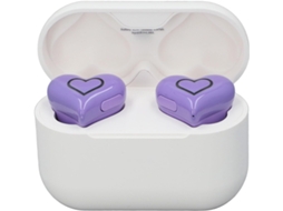 Fones De Ouvido Sem Fio Bluetooth 5.3 Em Formato Coração, Fofos E