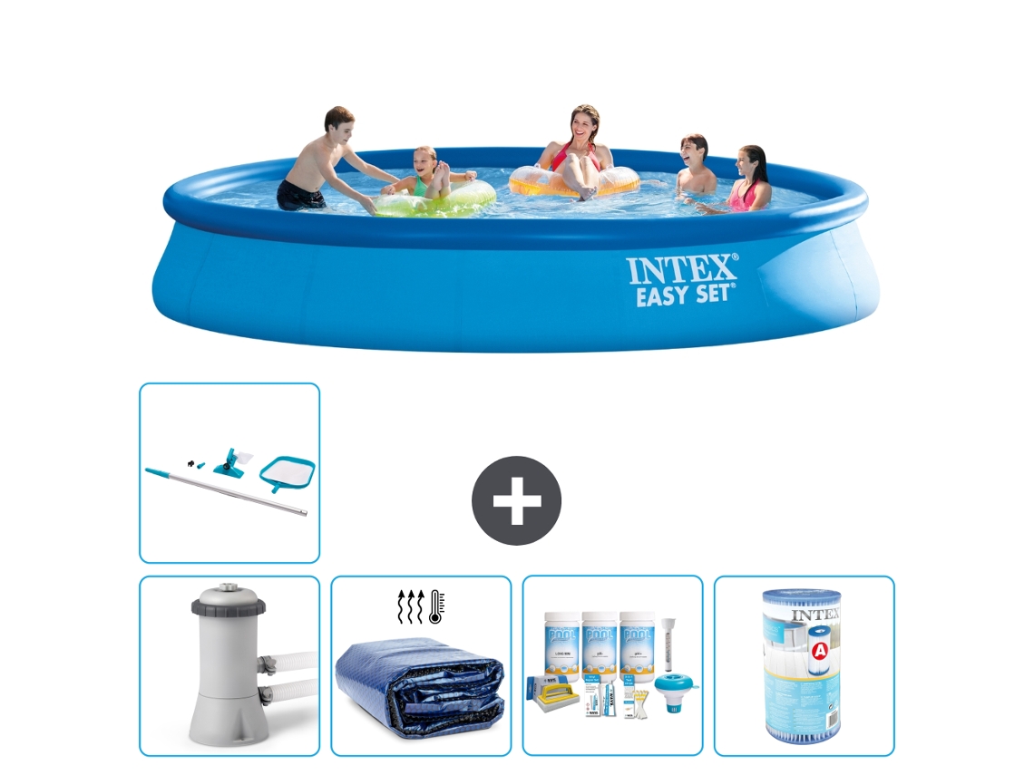 Intex Piscina Easy Set Redonda - 457x84 Cm - 6-peças S31162