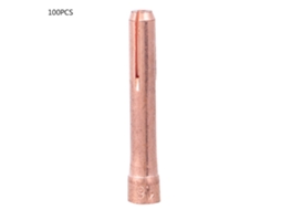 100 Peças De Pinças De Cobre Para Soplete Tig Qq150a, Acessórios De Soldagem, Eletrodos De Tungstênio De 2,4 Mm, Consumíveis