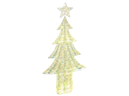 Conjunto 1 Decoração De Natal Vidaxl Branco Quente Plástico (181 Cm)