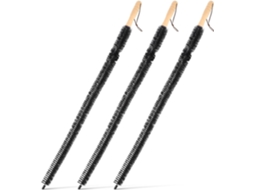 Conjunto De 3 Escovas Longas E Flexíveis Para Radiadores Com Cabo