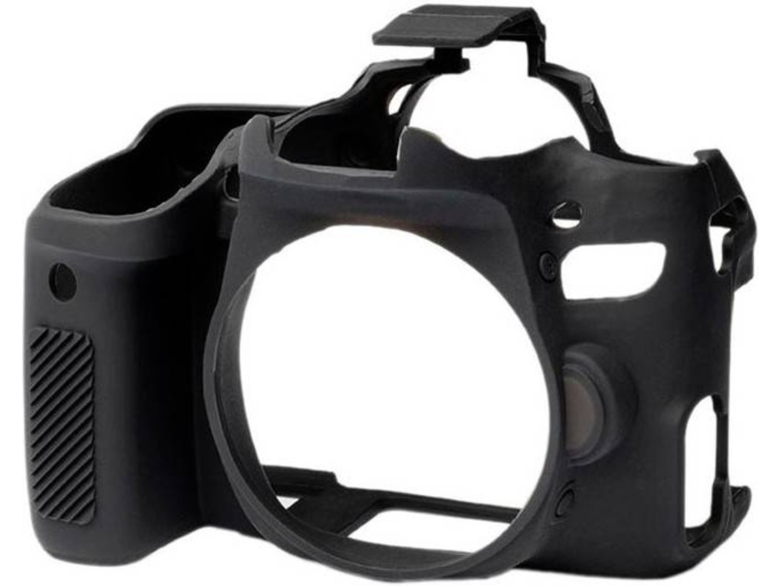 Capa de silicone EASYCOVER Canon 77D Preto