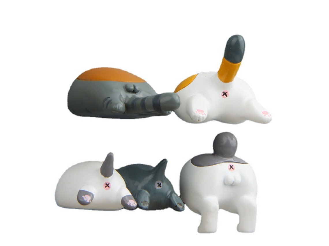 Pacote Com 4 Ímãs De Geladeira Para Gatos, Para Escola, Sala De Aula, Escritório, Gatinho Engraçado Aquaforge