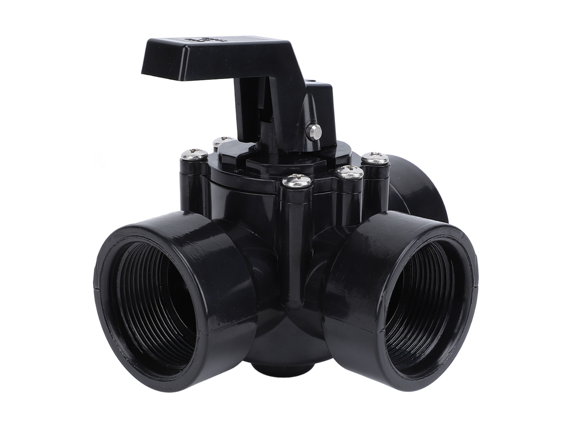 Válvula Desviadora De Piscina G1‑1/2 Pol Abs De Três Vias Com Vedação Positiva Válvula Desviadora De Água Para Spas 4517