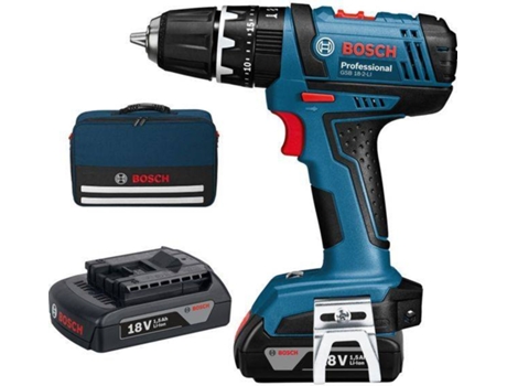 Aparafusadora/Berbequim com percussão BOSCH GSB 18-2-LI (18V)