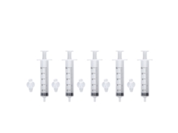 Mali 5pcs Irrigador Nasal de Seringa com Ponta de Silicone para Bebê 10ml Leve Seguro