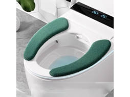Conjunto De Almofadas Para Assento Sanitário Macias E Aconchegantes Green