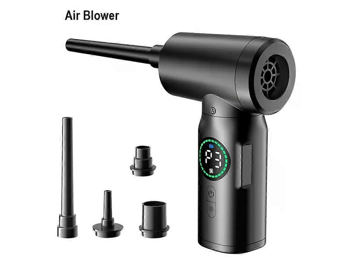 Aspirador De Pó 2 Em 1 Air Duster, Aspirador De Pó Portátil Para Carro, Soprador De Ar Comprimido Sem Fio Para Teclado, Computado Aquaforge