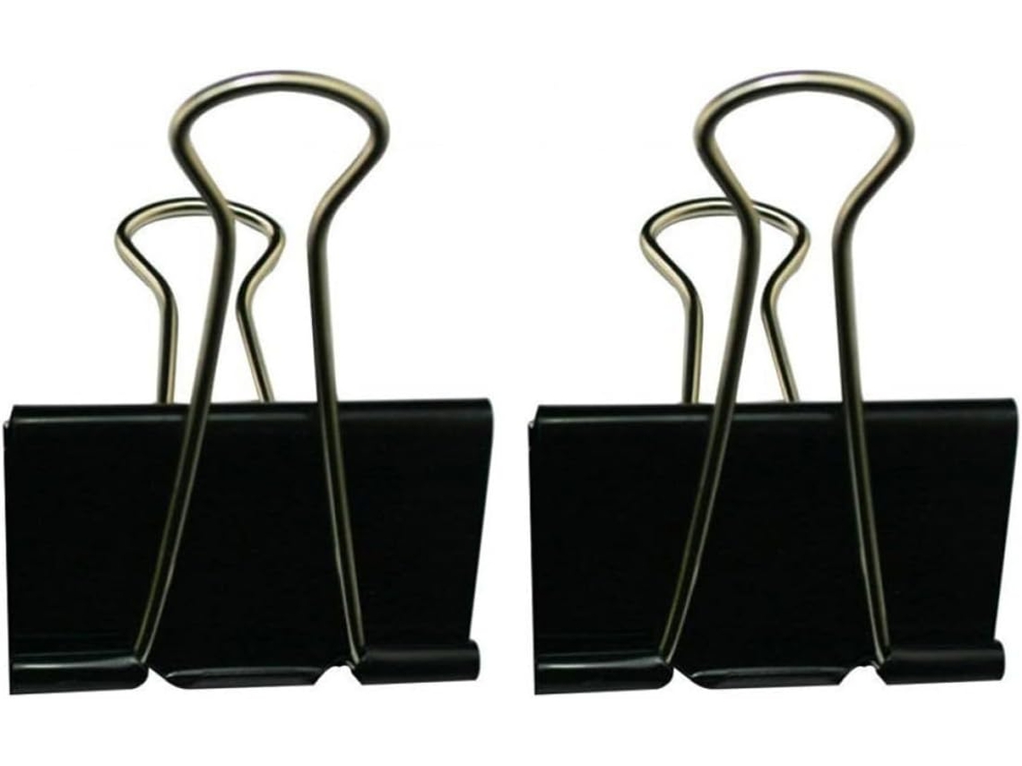 Prendedores de massa metálicos Fomiyes, ideais para uso diário e organização segura, 12 unidades de 25 mm, acessórios.