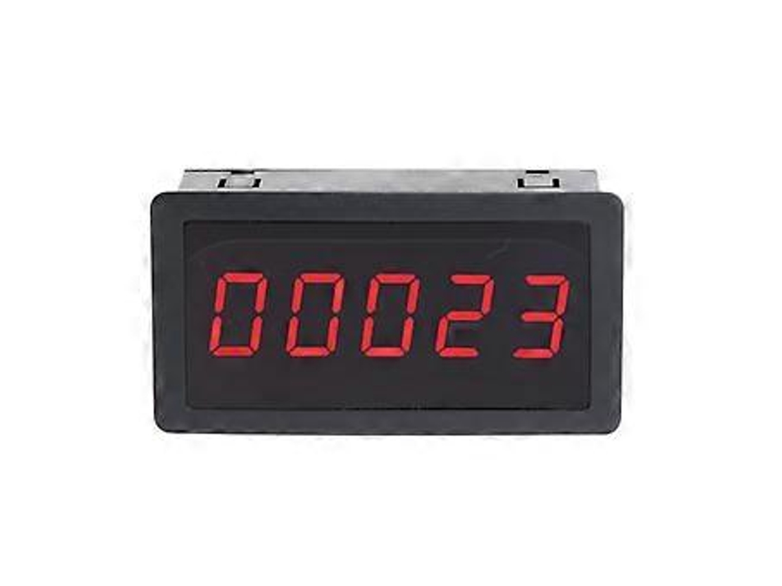 Contador Digital Dc 12 24v 5 Dígitos Led Display Digital 0 9999 Mais Medidor De Painel Brilvibera