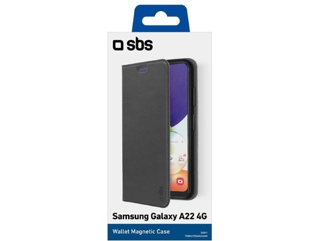 Capa Samsung Galaxy A22 4G SBS Booklite Preto | Worten.pt
