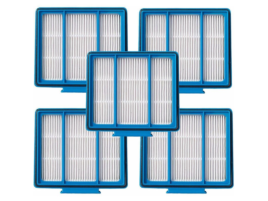 Kit com 5 Filtros Hepa de Reposição Compatíveis o Robô Ion, Serve para os Robôs Iq R101ae, Rv1001ae e Ur1005ae BRILVIBERA
