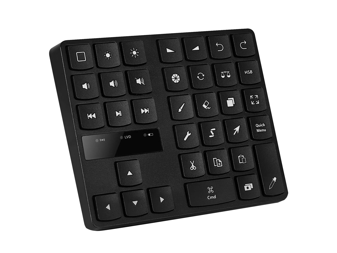 Teclado De Atalho Bluetooth Recarregável Procreate Para Ipad Macbook SUNNY SPACES