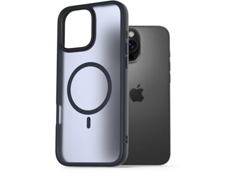 Capa Alzaguard Matte compatível com Magsafe para iPhone 16 Pro Max Azul Escuro