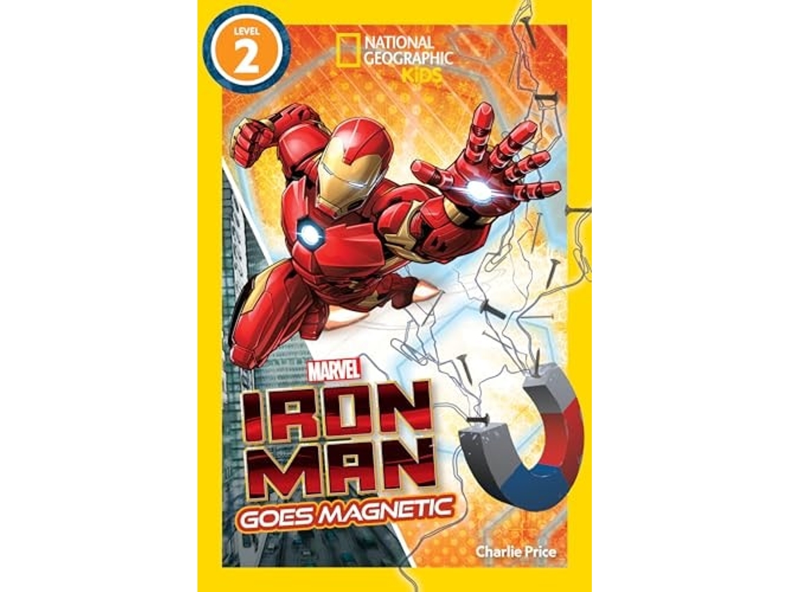 Livro National Geographic Readers Marvels Iron Man Goes Magnetic de National Geographic Kids (Inglês)