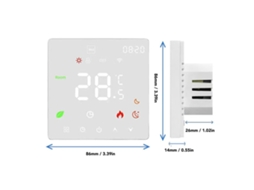 Termóstato Inteligente Laxiscreed Touch-type Para Piso Radiante 90-240v De Alta Eficiência