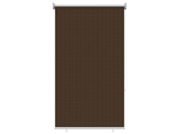 Maison Exclusive - Persiana Rolô Externa Com Bloco De 90% Uv Castanho 80 X 230 Cm