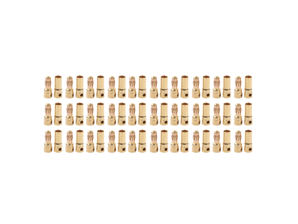 YURU Conjunto de 30 Plugues Banana Dourados, Latão, Macho e Fêmea, Veículos, Drones, Elétricos