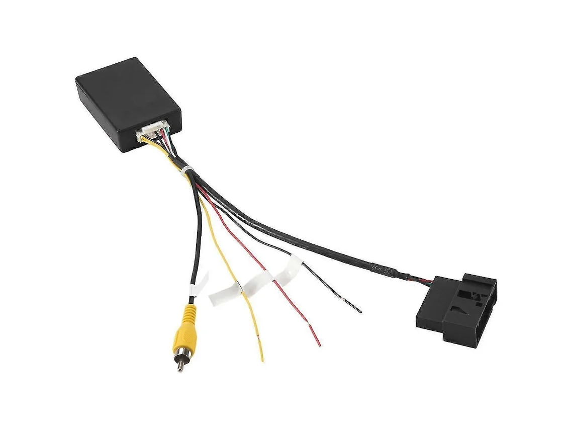 Conversor de sinal RGB para AV CVBS, decodificador e adaptador para câmera de ré de fábrica Golf 6 CC DB Slowmoose (RCA)