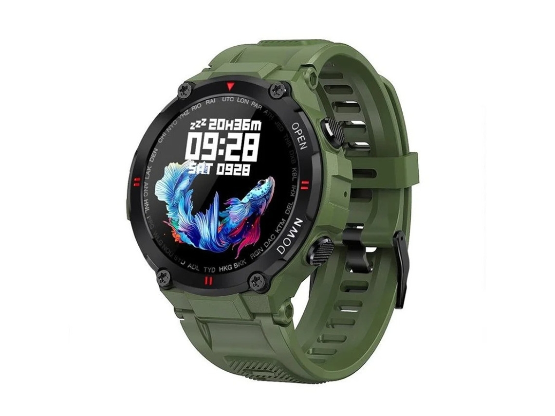 Relógio inteligente masculino Bestvite com Bluetooth para chamadas, tela sensível ao toque de 1,42 polegadas, à prova d'água, monitor cardíaco