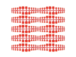 240pcs Ponteiras Falsas De Unha De Pé Com Efeito Matte Red Capa Completa Para Diy Salão Em Casa Mulheres Artista De Unhas