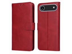 Capa De Couro Rosa Para Iphone Air