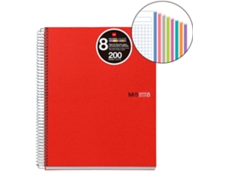 Caderno MIQUELRIUS Vermelho (A5)