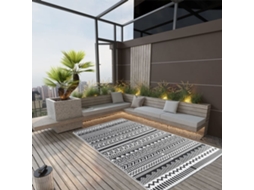 Vidaxl Tapete De Exterior 160x230 Cm Arakil Pp Preto