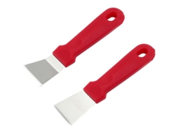2026 pala de Hielo de Acero Inoxidable para Geladeira, Pala de Desgelo, Ferramentas Domésticas 2 Peças (vermelho)