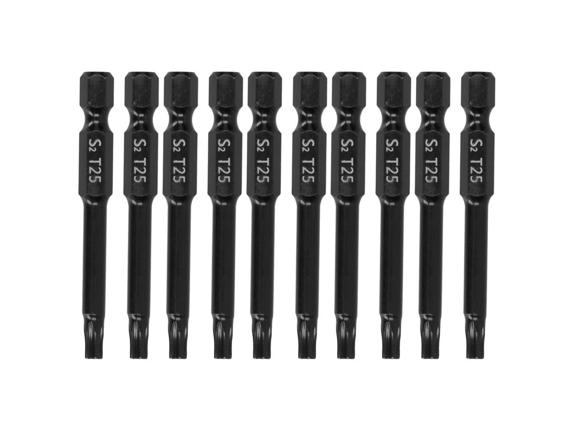 Laxiscreed Brocas De Chave De Fenda Oca T20 E T25, 60 Mm, Perfeitas Parafixações Em Madeira E Drywall