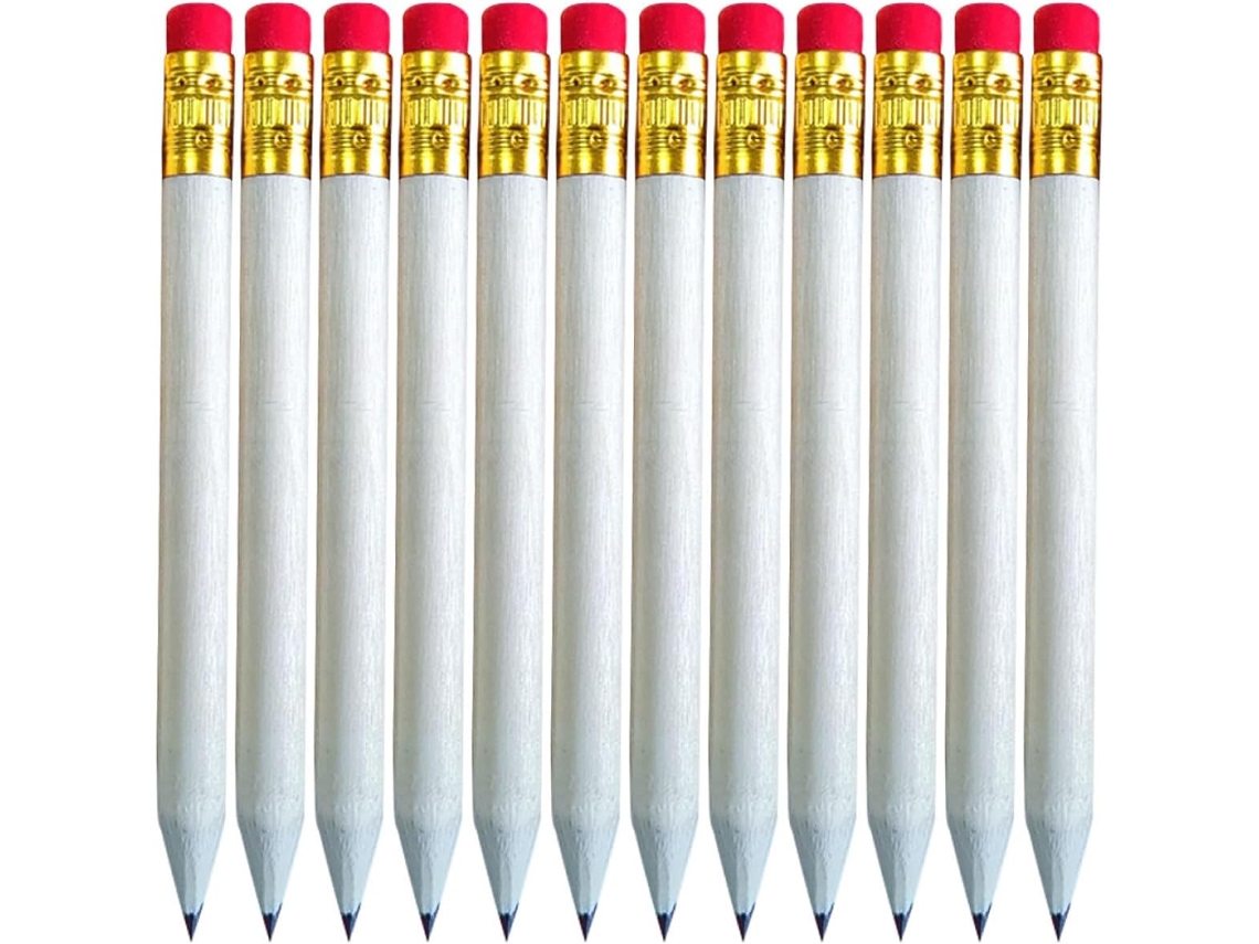 Conjunto de 50 Lápis de Desenho Hb Curtos e Pequenos, para Escritório CHABERLU