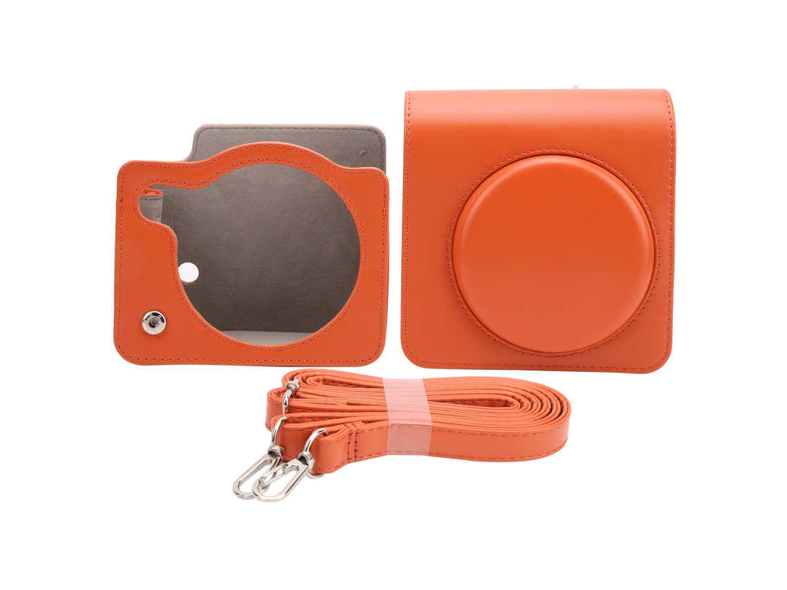 Camera Protective Case Pu Leather Shoulder Camera Bag Fit For Instax Square Sq1orange LAXISCREED