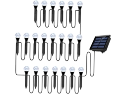 1 Conjunto de Luzes Solares de Led para Jardim, Fácil Instalação e SFUSHOS