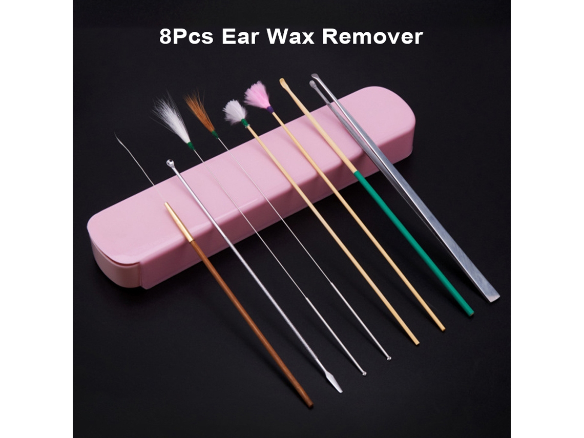 Conjunto Limpeza Cera Ouvido Massador Orelhas Relaxante