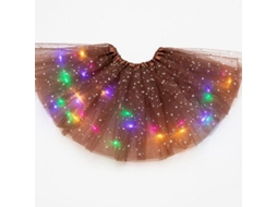 Falda Tutu Led Meninas Fiesta Disfraz Hada Princesa | S/MARCA