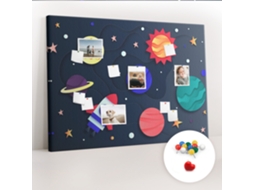 Quadro De Cortiça Espaço Infantil Para O Escritório Espelharte (140x100 Cm)