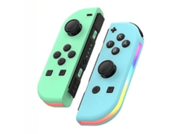 Controle Sem Fio Compatível Com Nintendo Switch, Oled, Lite Gamepad Joystick Substituição Com Rgb High Slowmoose (e/d)