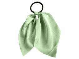 Elástico Lenço Para Cabelo De Fita De Cetim Sapato Verde