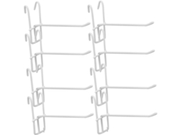 Evite Que Objetos Caiam - Chapa De Metal - 10 Ganchos Metálicos - Estilo De Designer